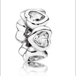 Pandora In My Heart Spacer with CZ